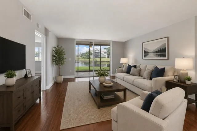 Virtually Staged Living Room