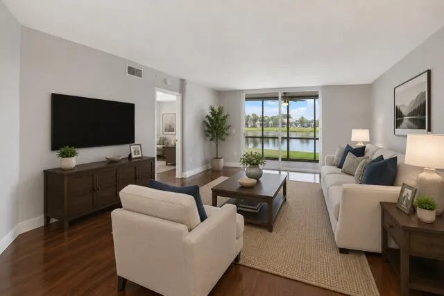 Virtually Staged Living Room