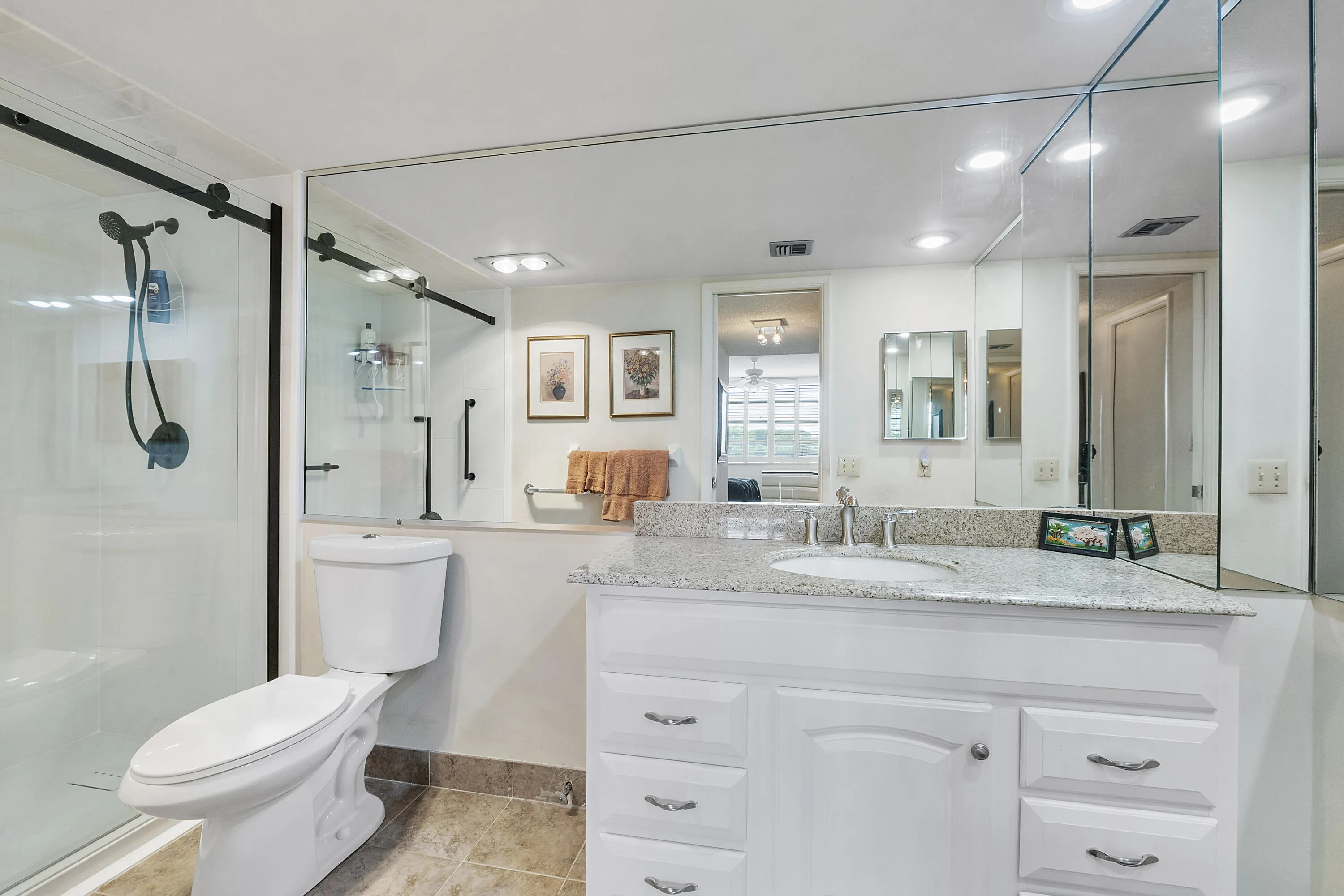 Updated Master bathroom.