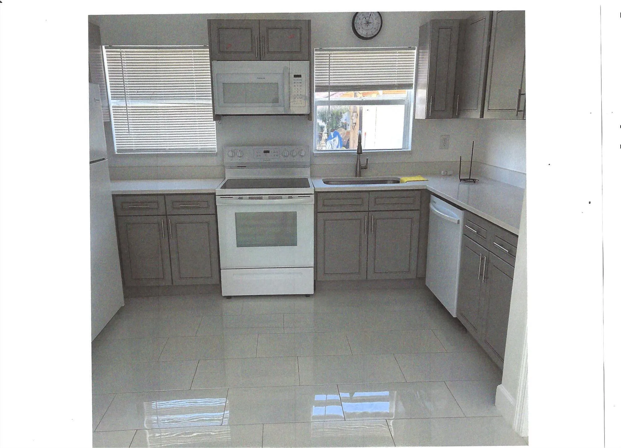 KITCHEN with LOTS OF COUNTERTOP SPACE AND STORAGE!
