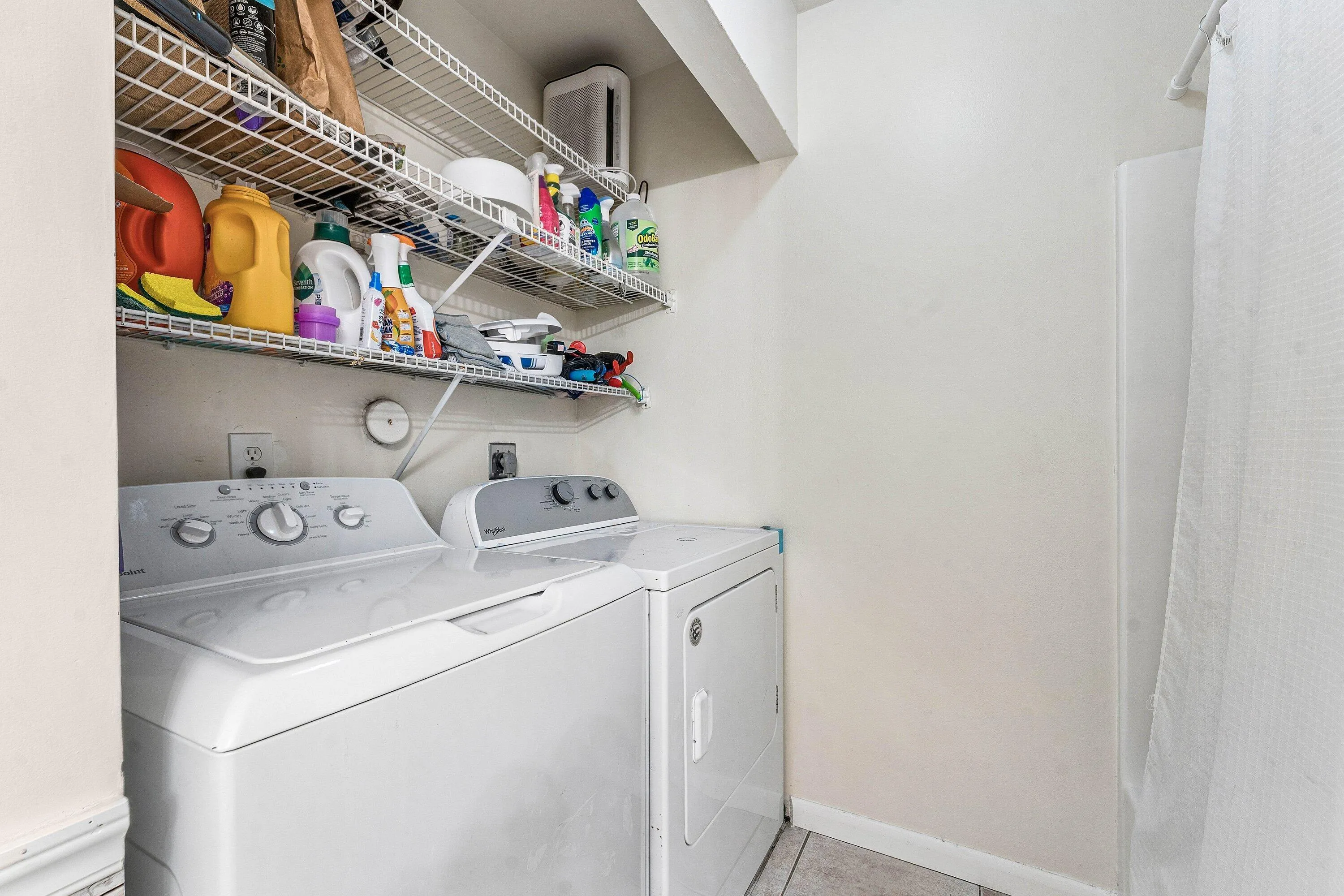 Laundry in Guest Bathroom