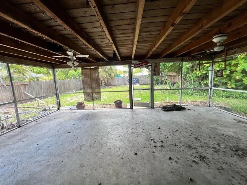Covered porch