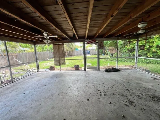 Covered porch