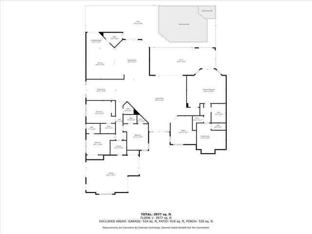 2313 GB floor plan