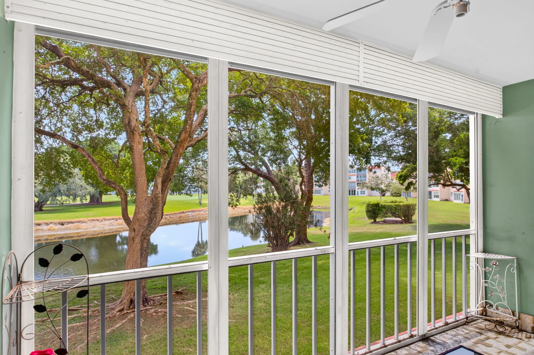 Relaxing View from Screened Patio