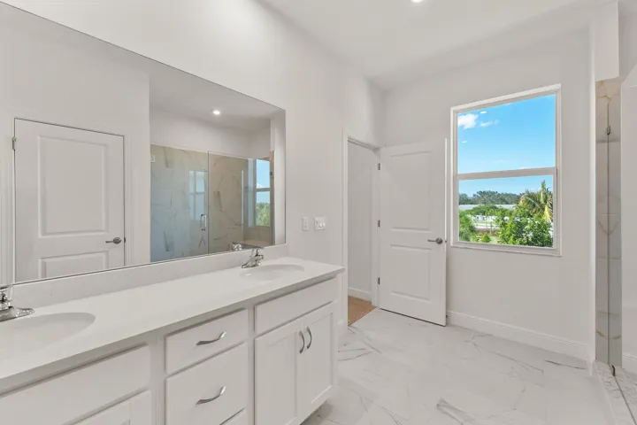 Stock photos represent builder's floorplan