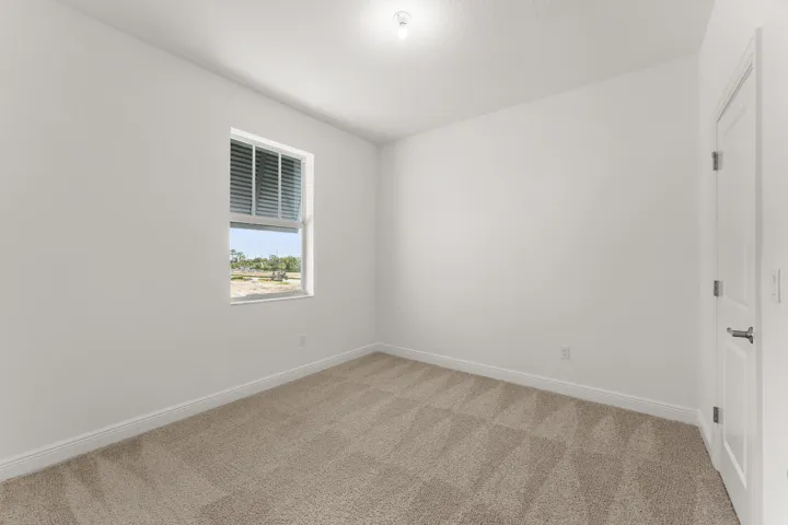 Stock photos represent builder's floorplan
