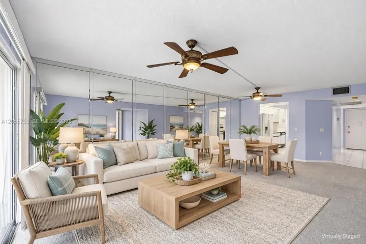 Living / Dining Area. Virtual Staging