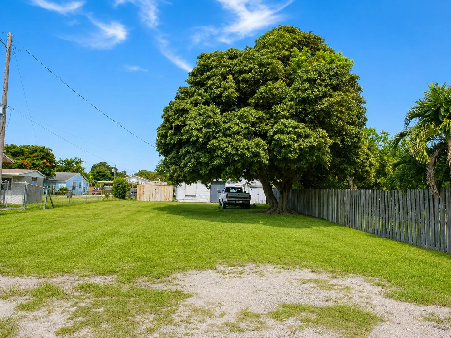 View of back of property from Kirk Road