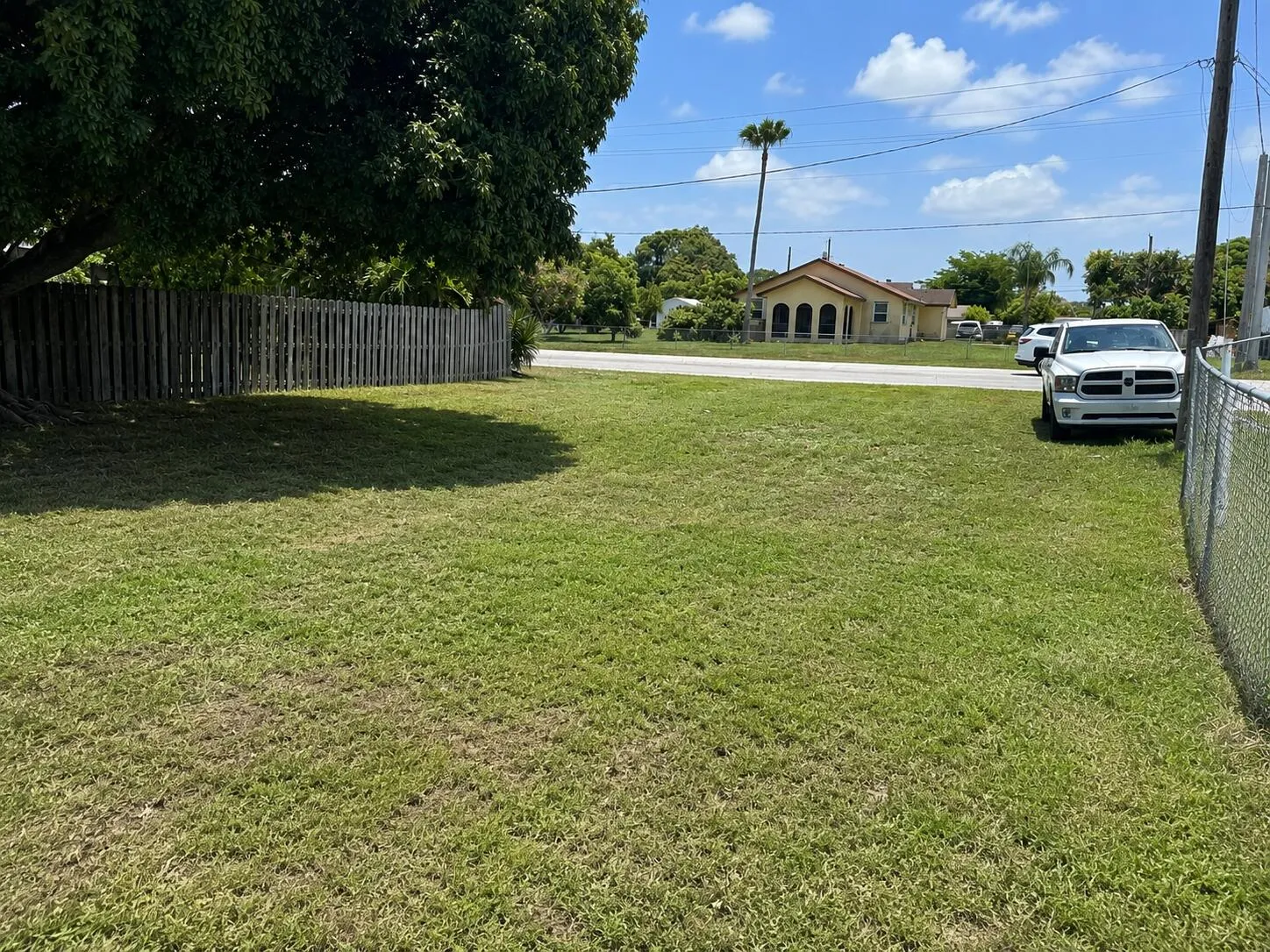 View of Kirk Road from Back of Property