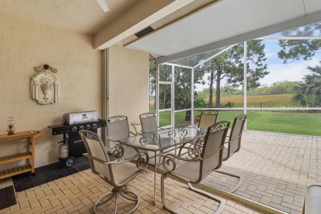Patio views of preserve