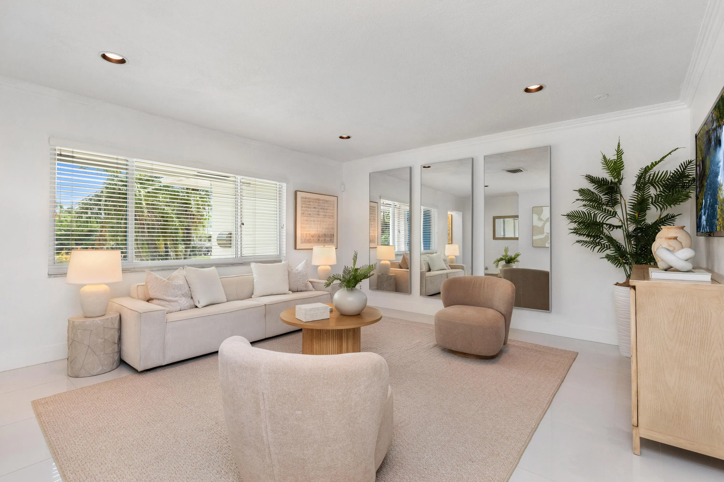 Light filled rooms