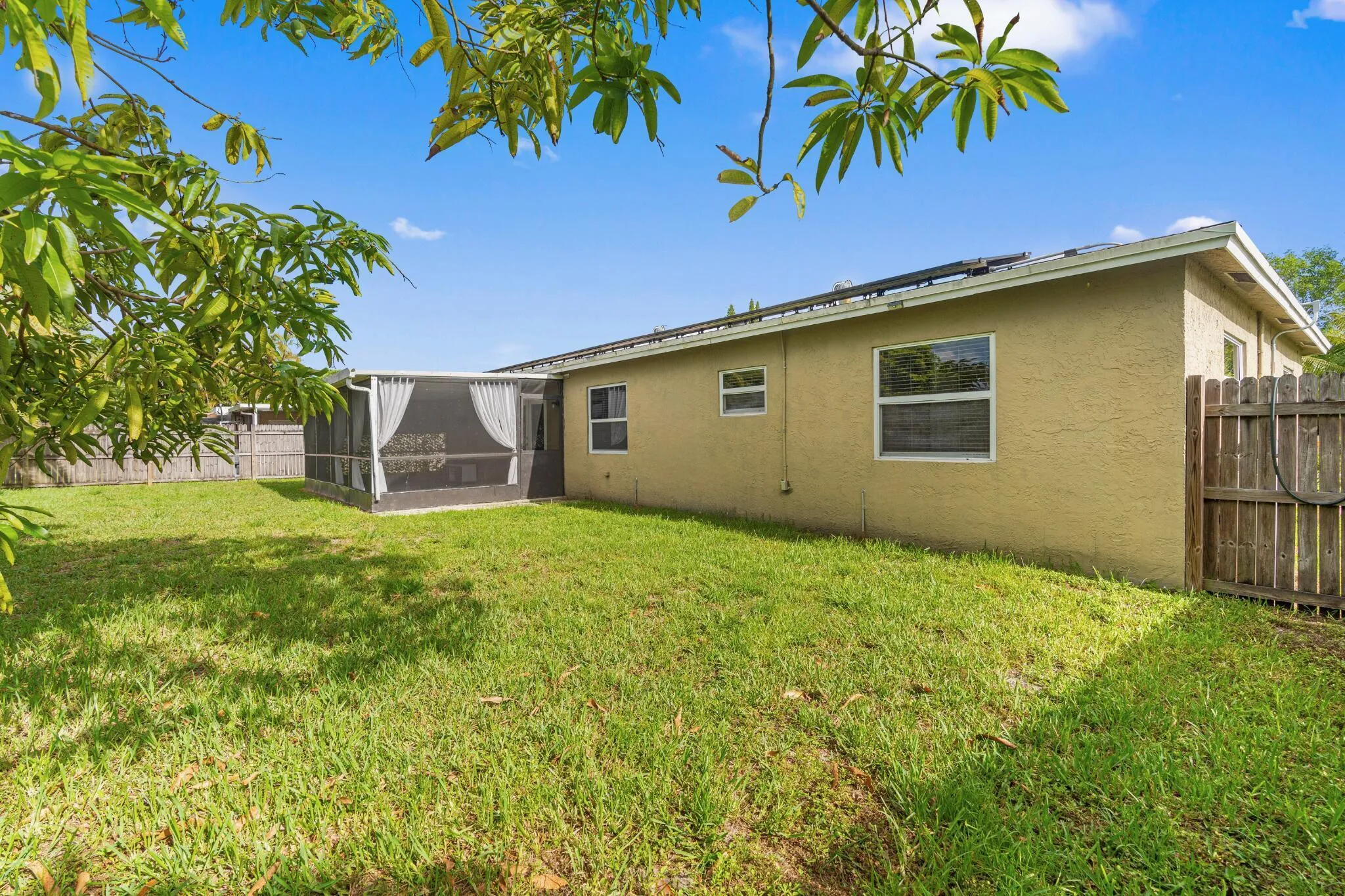 Fenced-in Backyard