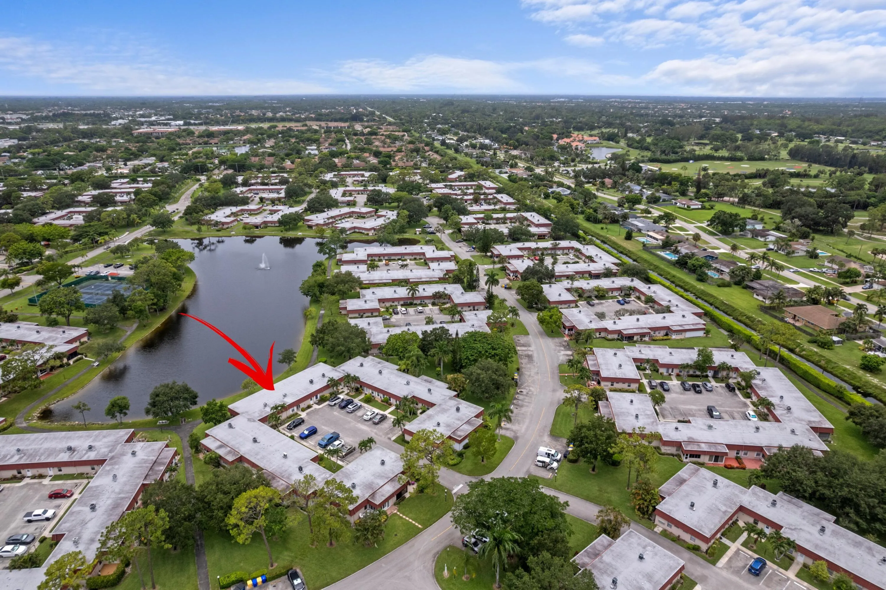 Aerial Neighborhood View