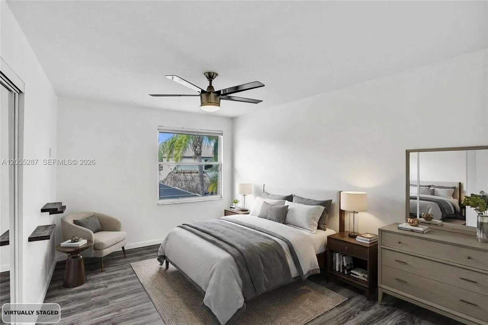 Bedroom #2 - Virtually Staged