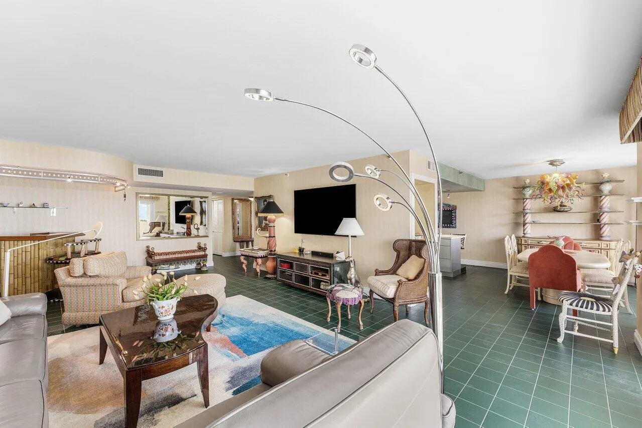 Living Room and Dining Room