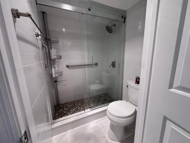 Walk in shower ...