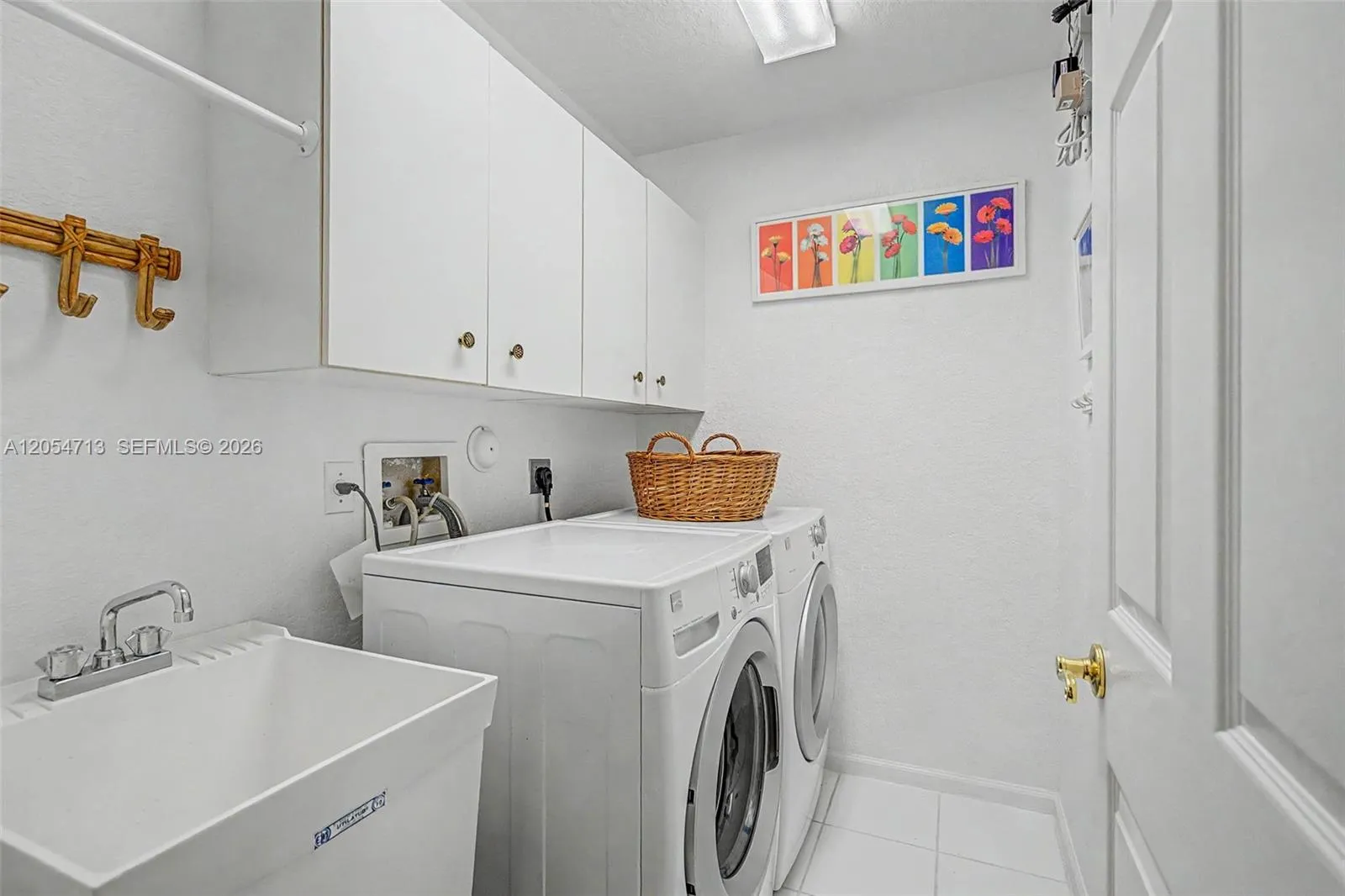 upstairs laundry