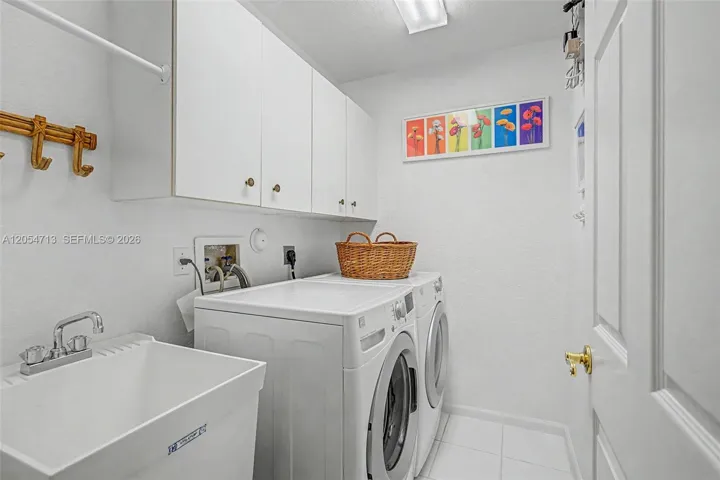 upstairs laundry