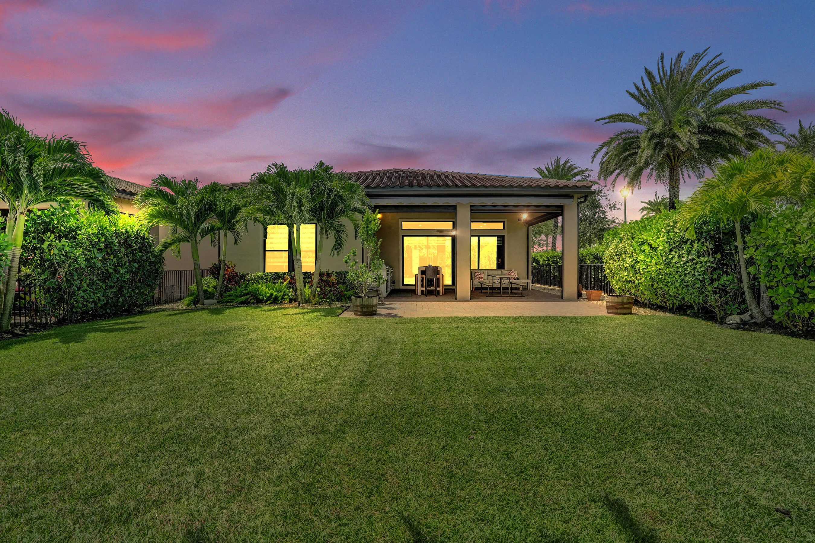 Rear of home w great yard