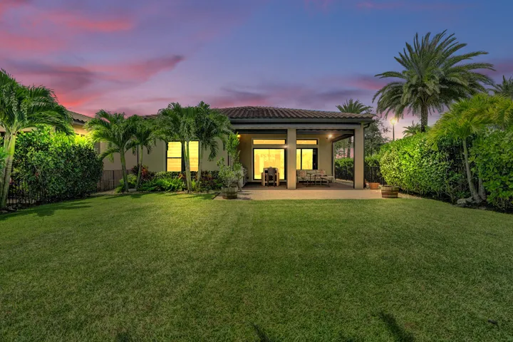 Rear of home w great yard