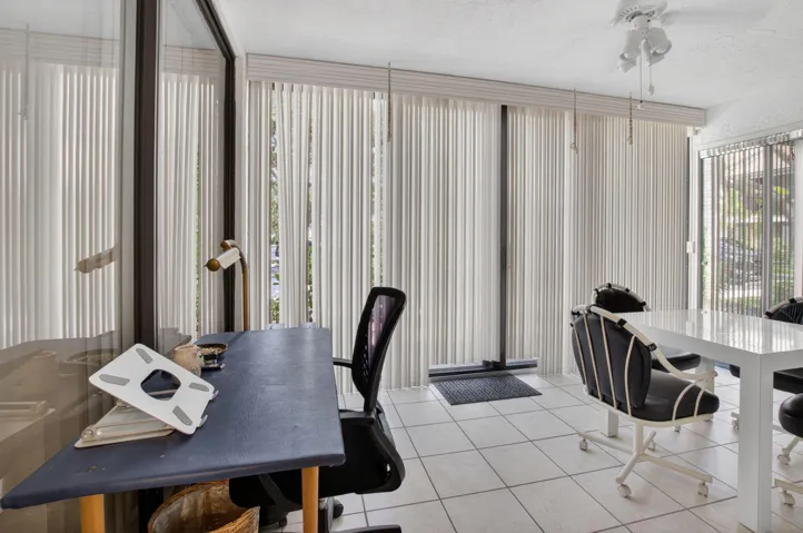 Glass-Enclosed Patio