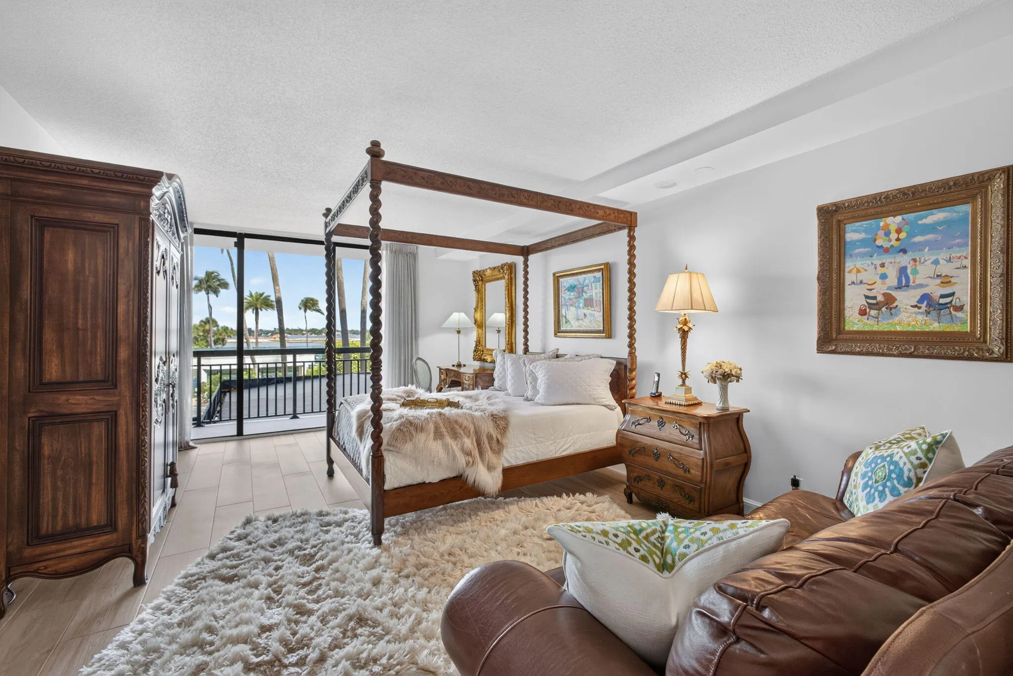 Master bedroom with Intracoastal views