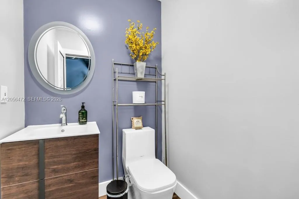 Downstairs half bath