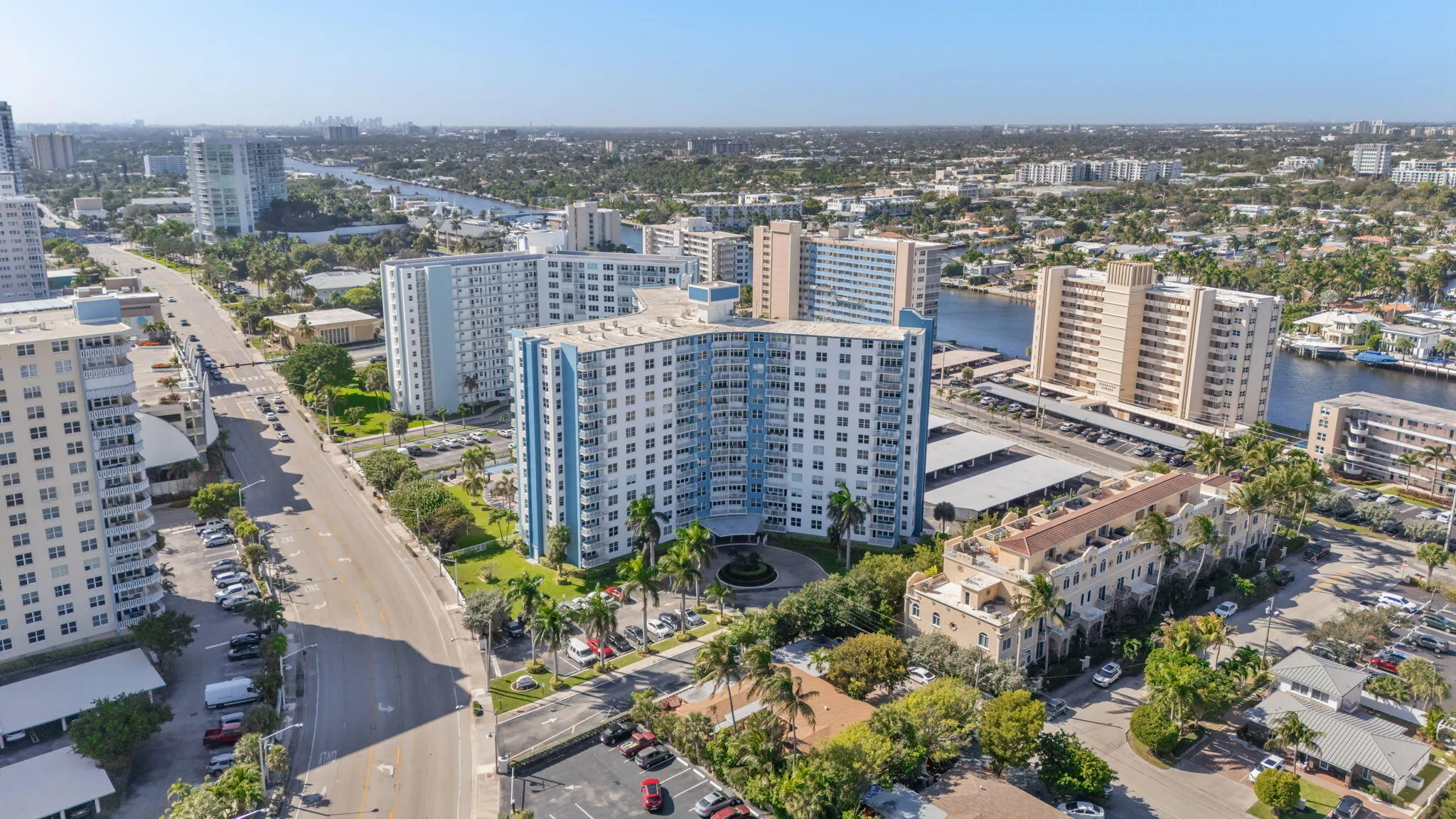 Aerial View | Prime coastal location just steps from the Atlantic Ocean