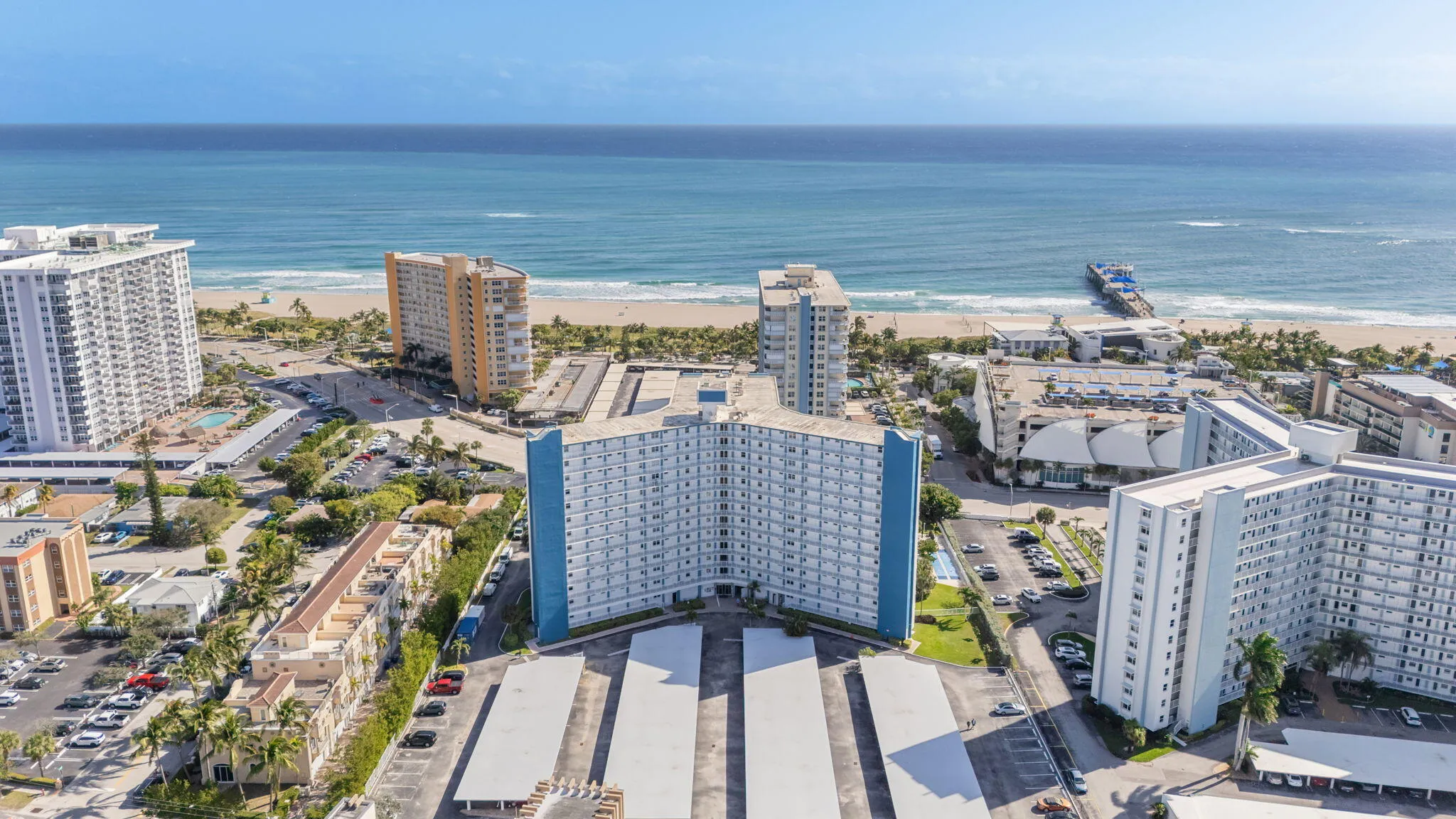 Beach & Pier | Enjoy the nearby sandy beach and iconic Pompano Beach Fisher Family Pier