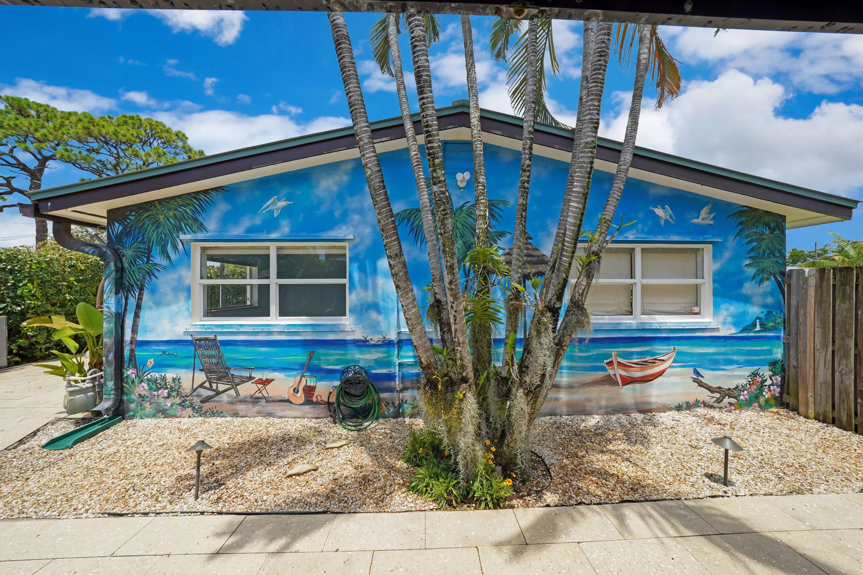 East side yard