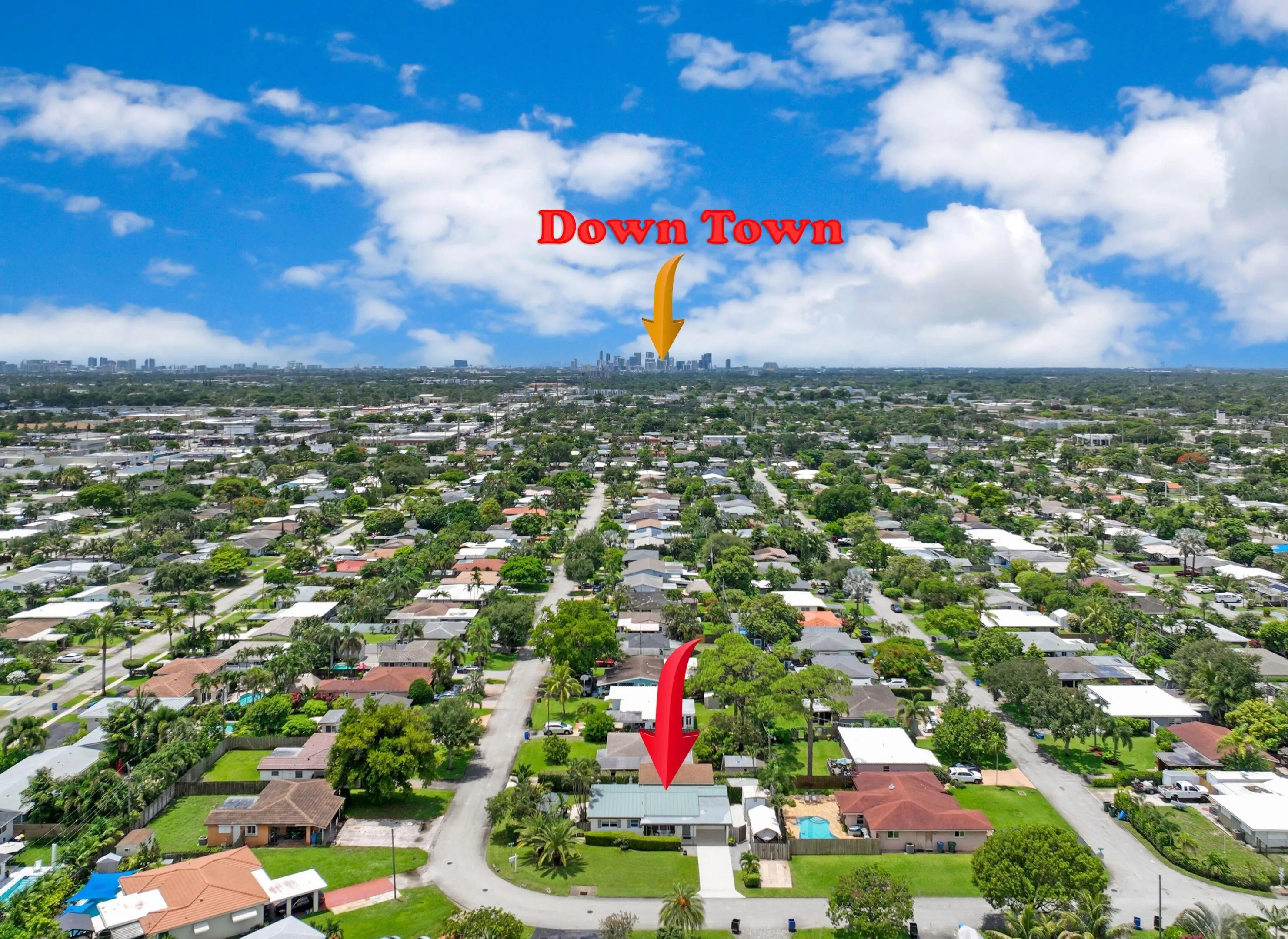 Aerial South