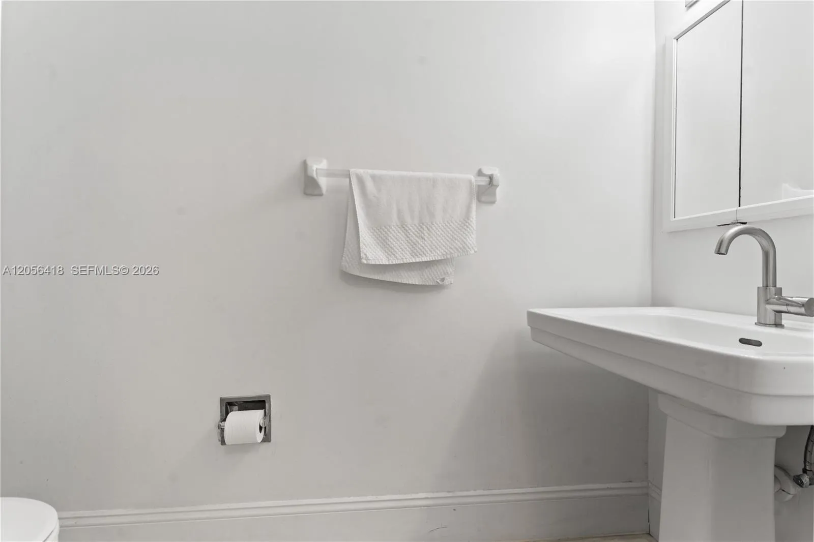 Guest half bathroom