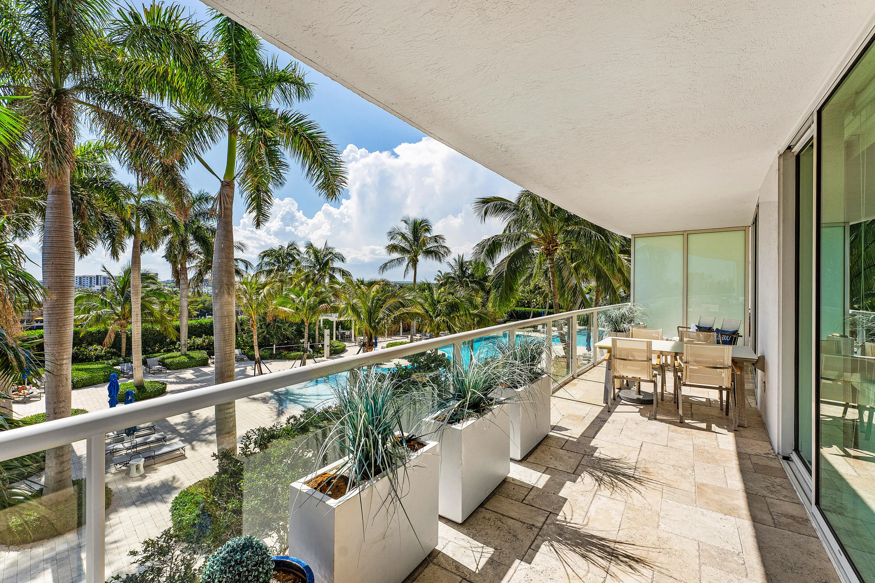 View from balcony