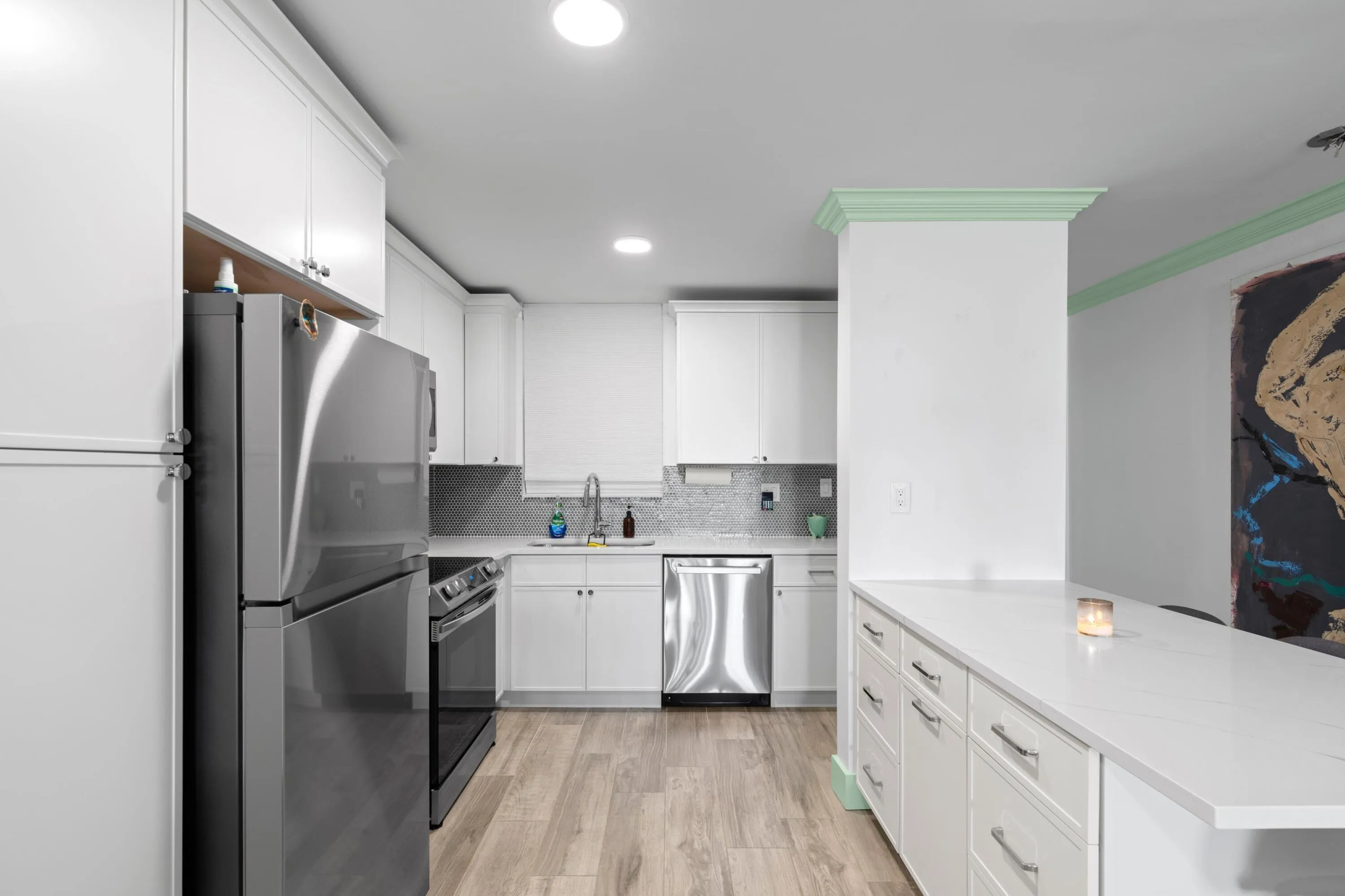 Newly renovated kitchen