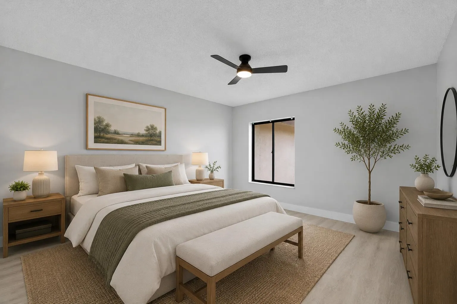 Master Bedroom Virtual Staging