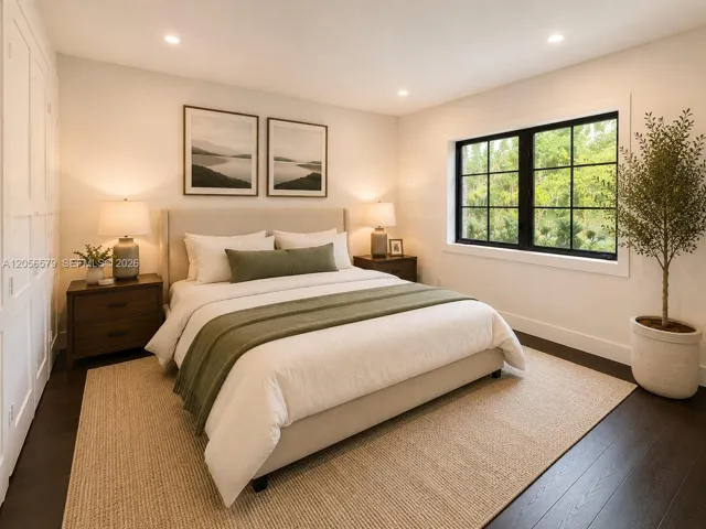 AI Staged Bedroom