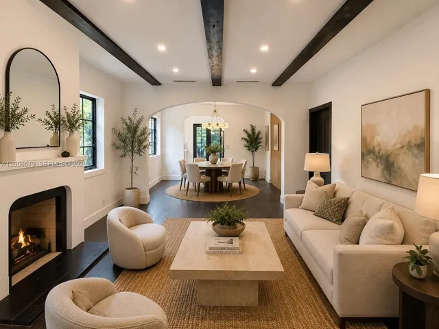 AI Staged Living Room
