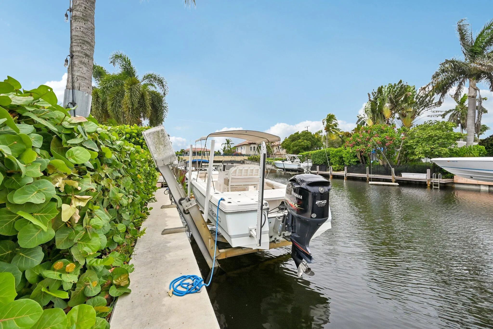 Dock with Boat Lift