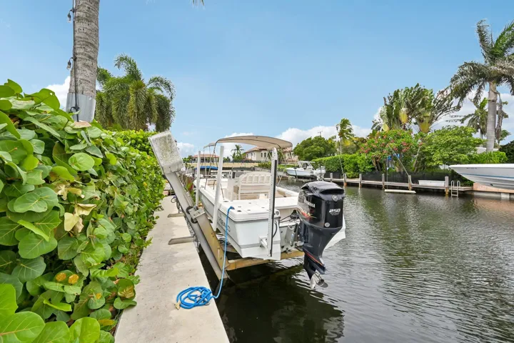 Dock with Boat Lift
