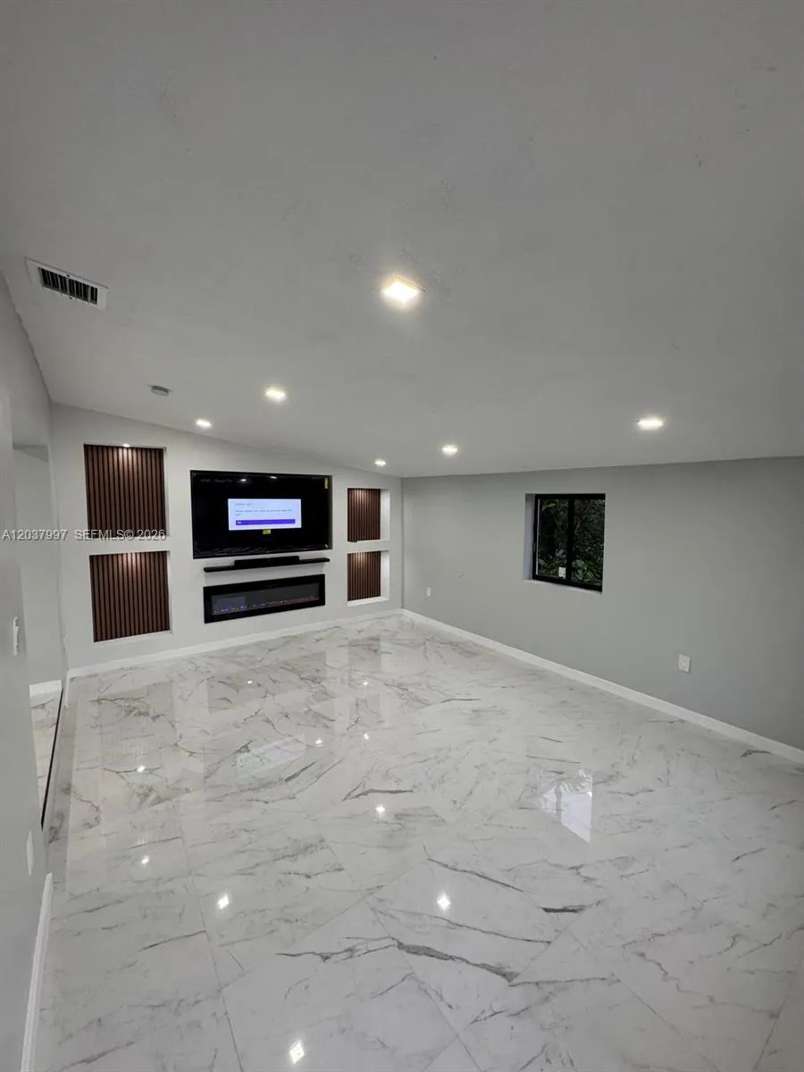 Living room/media area