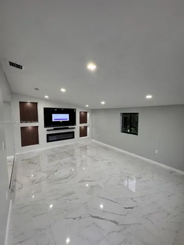 Living room/media area