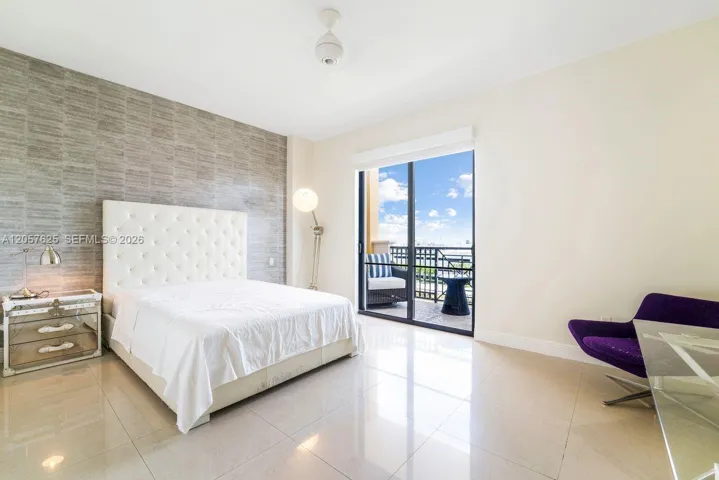Master Bdrm. with balcony over canal