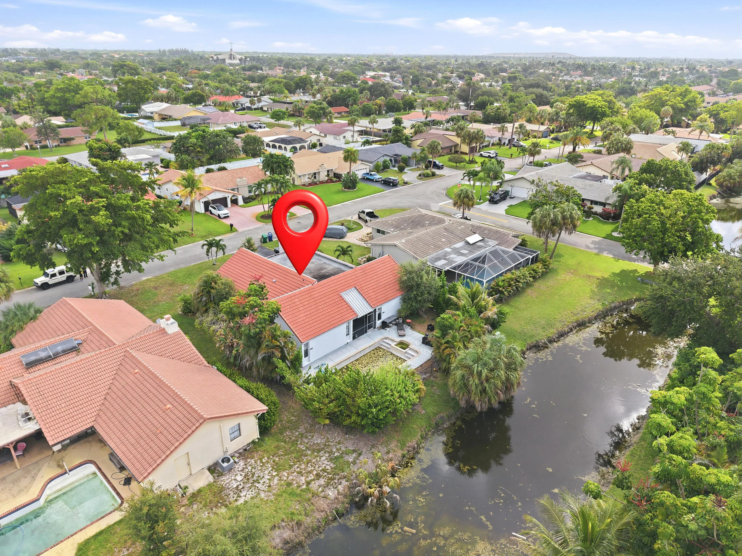Aerial View with Canal View