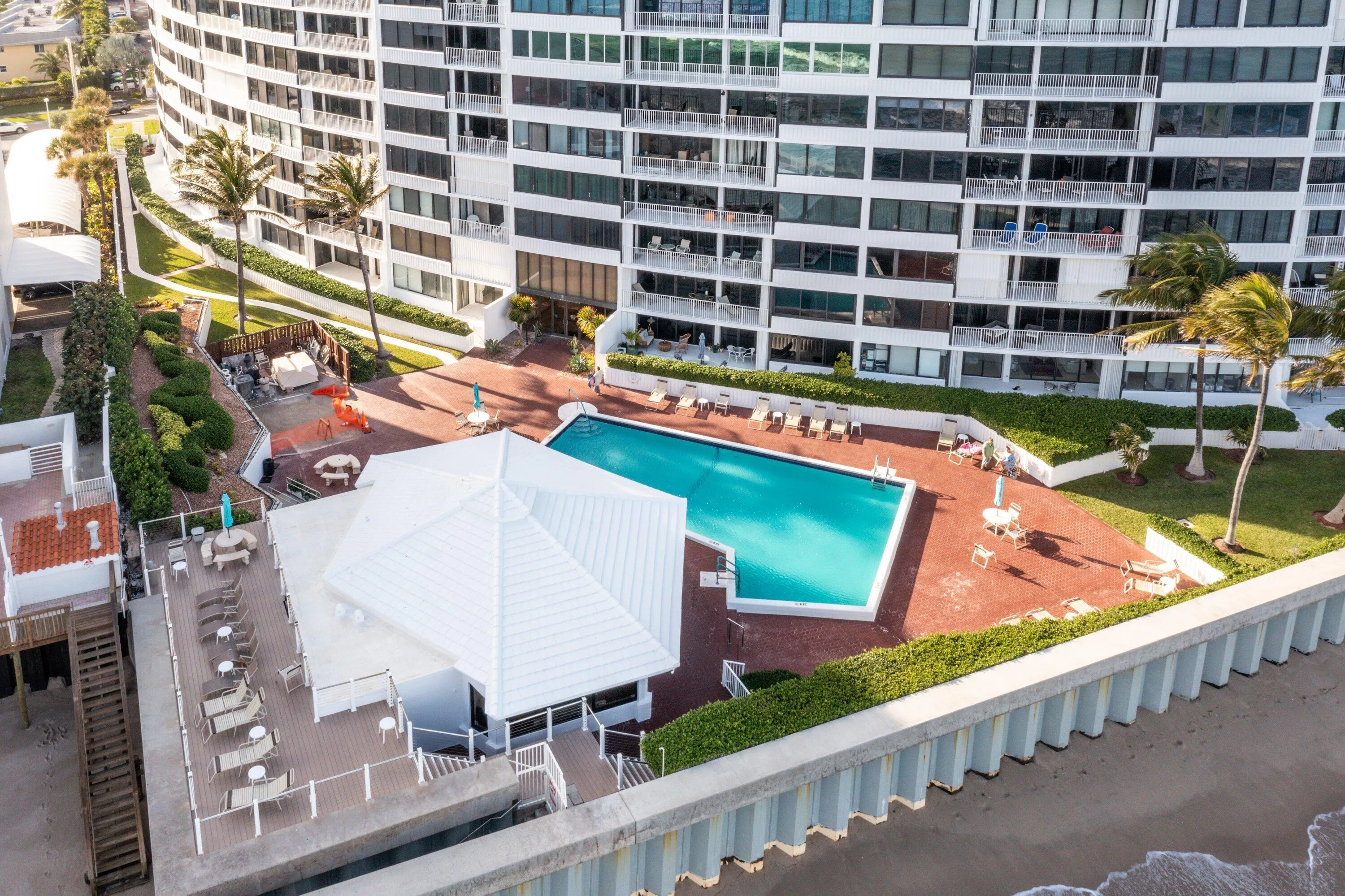 2nd pool area deck