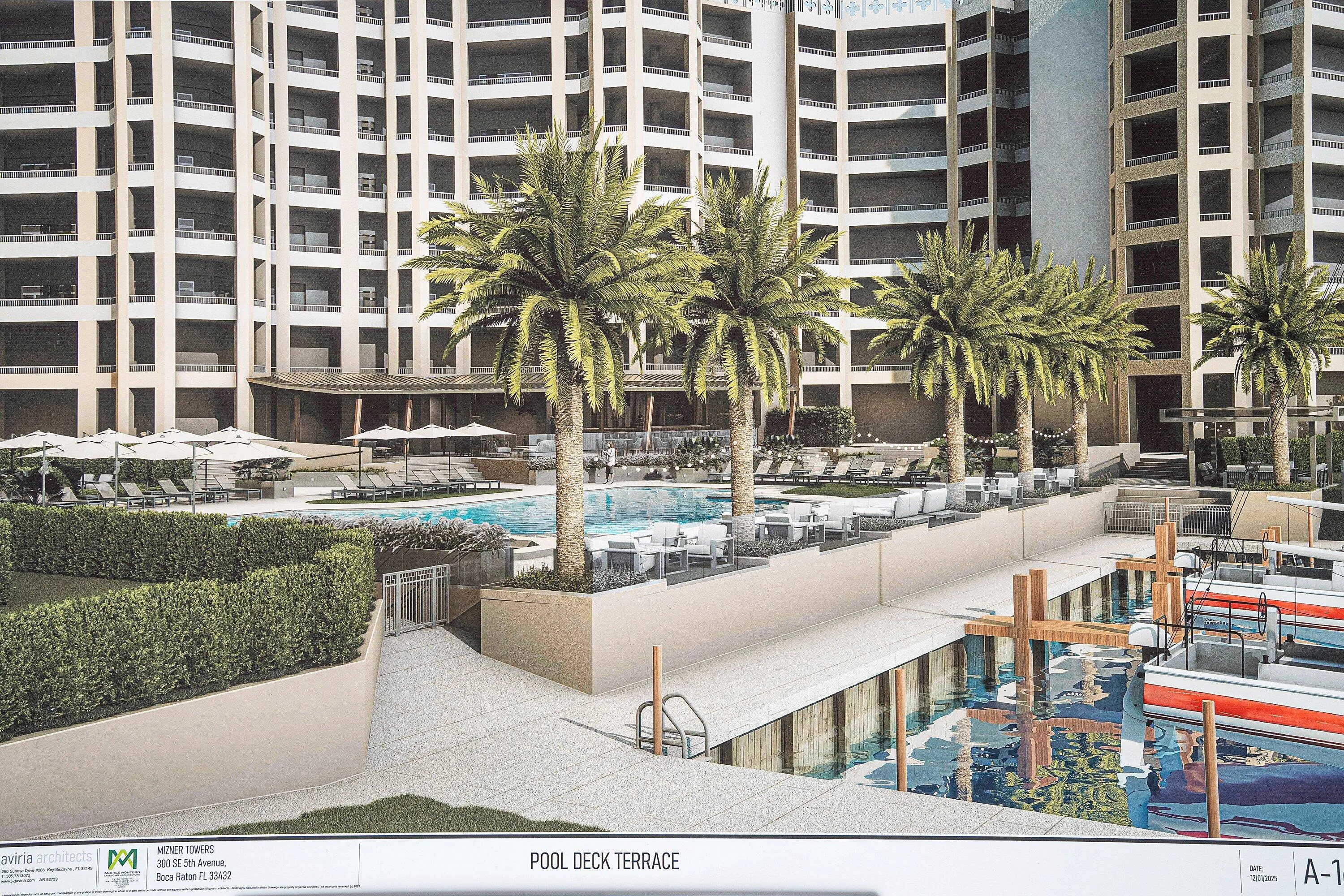 Proposed New Pool Deck Terrace
