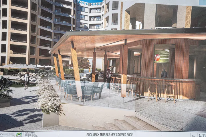 Proposed Pool Deck Terrace