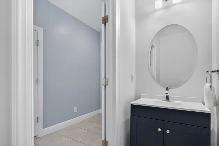 Downstairs half bath