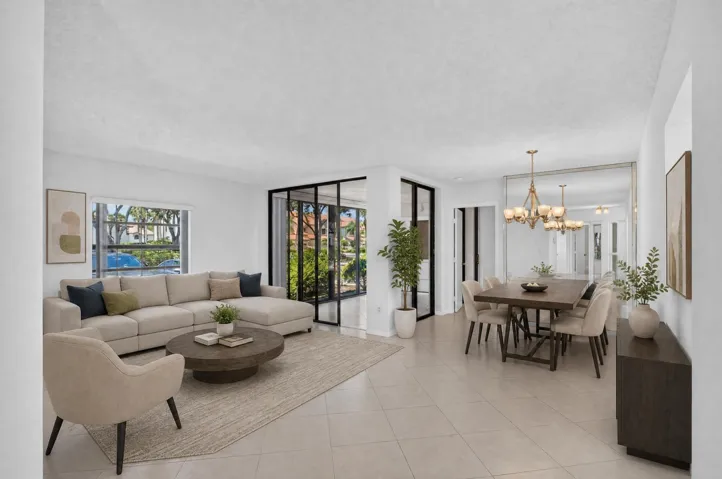 Living & Dining Staged