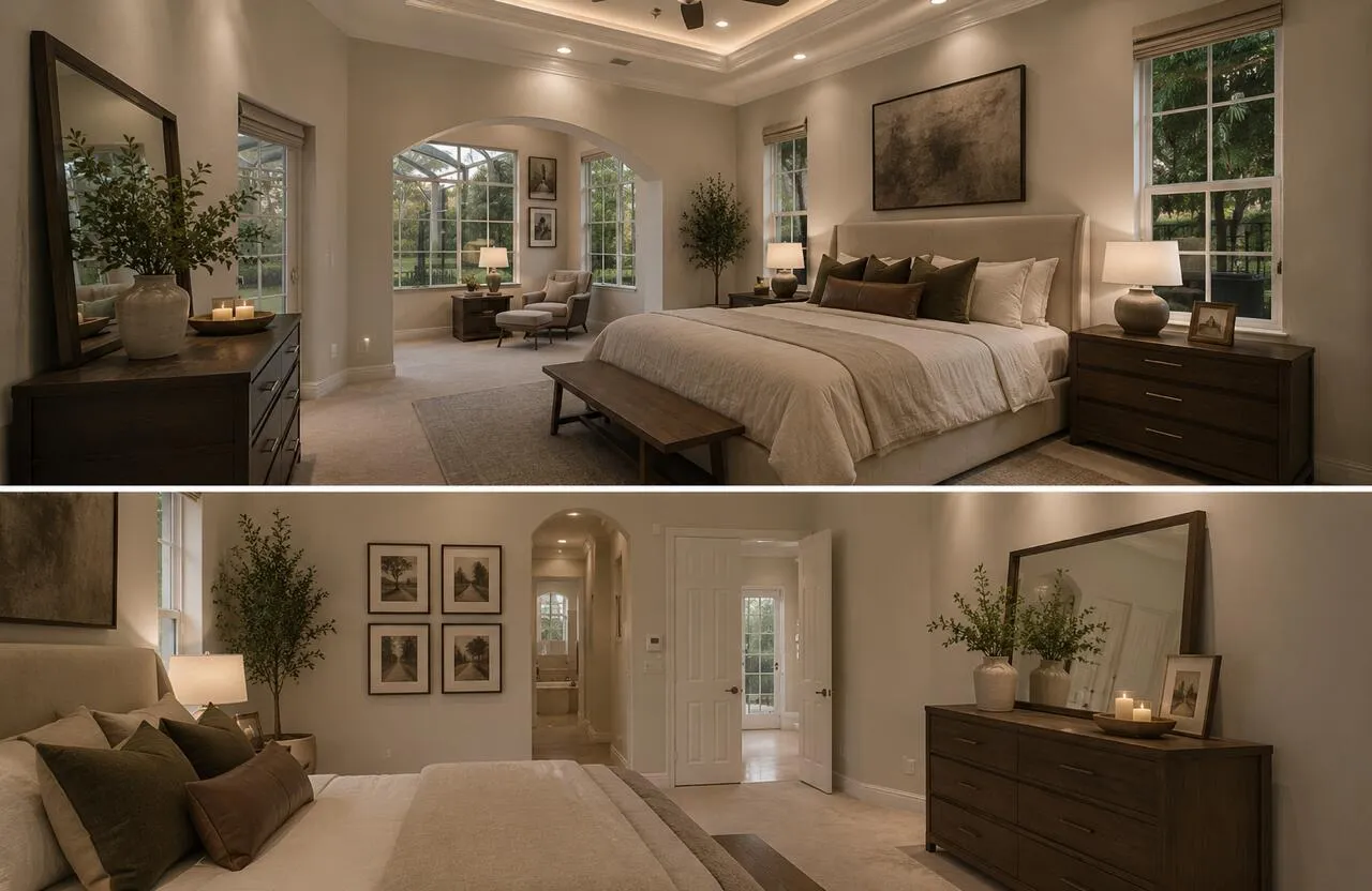 AI generated of Master Bedroom Makeover